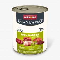 Animonda GranCarno Adult Beef + Rabbit with Herbs влажный корм с говядиной, кроликом и травами для собак 800 г