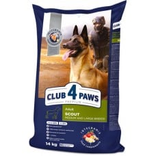 Club 4 Paws Premium Adult Scout Large & Medium сухой корм для собак больших и средних пород 14 кг