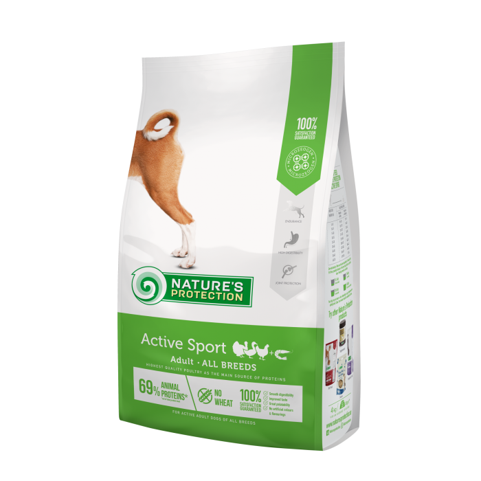 Nature's Protection Active Sport Adult All Breeds для спортивных собак 4 кг