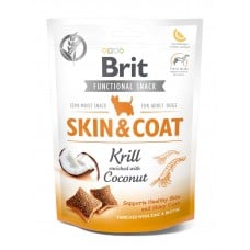 Brit Care Dog Snack Skin & Coat Лакомства с крилем и кокосом для собак, 150 г