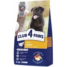 Club 4 Paws Premium Adult Small Breeds Light сухой корм для собак с индейкой 5 кг