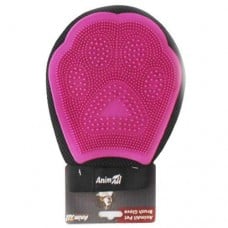 AnimAll Groom рукавичка для вичісування шерсті тварин (рожева)