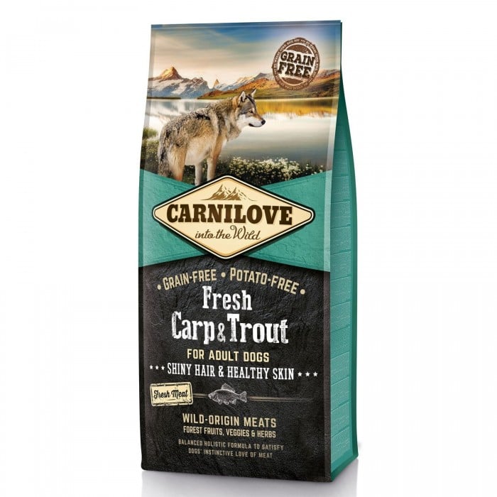Carnilove Fresh Carp and Trout for Adult dogs с карпом и форелью для взрослых собак всех пород 12 kg