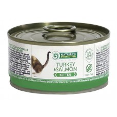Nature's Protection Kitten Turkey & Salmon влажный корм для котят с индейкой и лососем 100 г