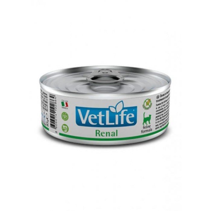 Farmina Vet Life Renal влажный корм для кошек при заболеваниях почек 85 г