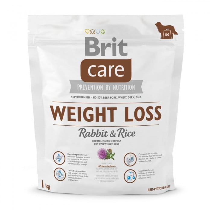 Brit Care Weight Loss Rabbit and Rice (для собак с лишним весом) 1kg