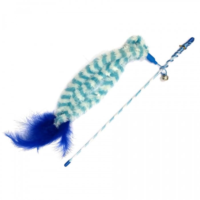 GimCat Удочка с тройным хвостом для кошек, 46 см