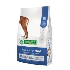 Nature's Protection Maxi Junior Large Breeds сухой корм для щенков крупных пород 4 кг