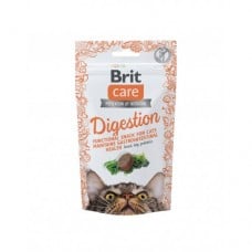 Brit Care Cat Snack Digestion функциональные лакомства с тунцом для пищеварения котов 50 г