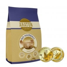 Araton Cat Adult No hairball сухой корм для взрослых котов для выведения шерсти 15кг