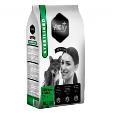 Amity Sterilized Chicken & Rice сухой корм для стерилизованных кошек с курицей и рисом 10 кг