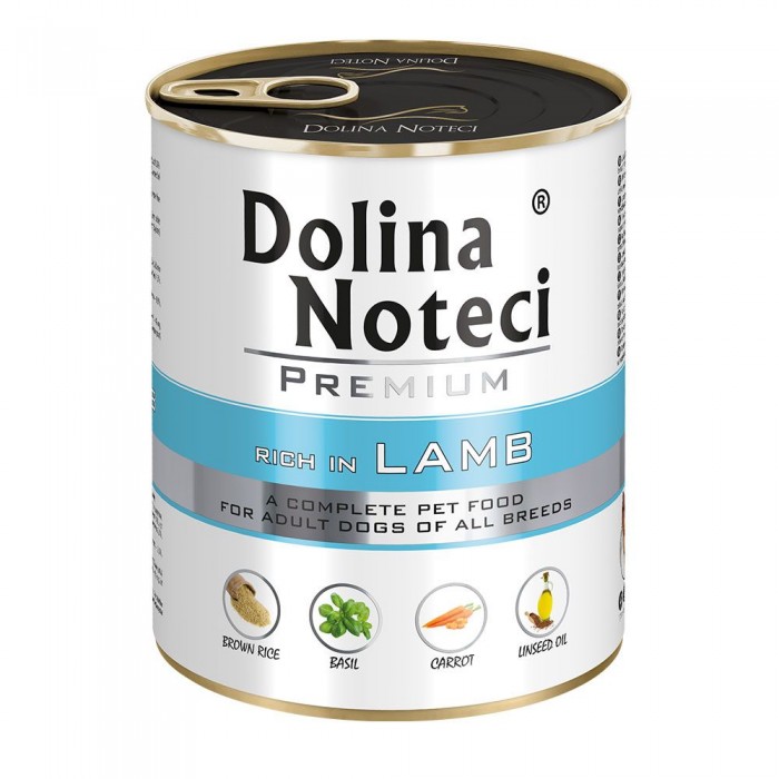 Dolina Noteci Premium вологий корм для собак з ягням 800 г