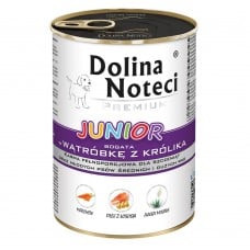 Dolina Noteci Premium влажный корм для щенков с печенью кролика 400 г