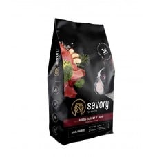 Savory Small Breed rich in Fresh Turkey and Lamb для собак малых пород 8 kg