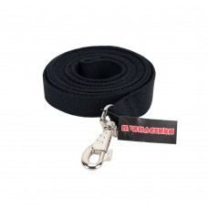 Пухнастики брезентовый поводок для собак L (черный) 3 м