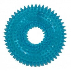 Croci игрушка для собак "Бублик с шипами" (голубой) 13 см
