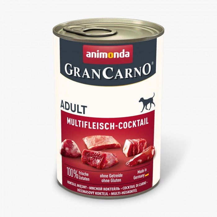 Animonda GranCarno Adult Multi Meat Cocktail влажный корм мультимясной коктейль для собак 400 г
