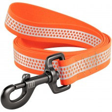 Collar WAUDOG Waterproof светоотражающий поводок для собак (оранжевый) M 1,22 м
