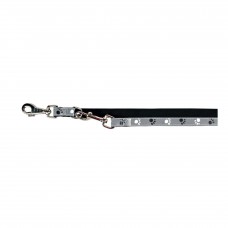 Trixie Silver Reflect поводок-перестежка для собак крупных и гигантских пород светоотражающий (серый) L-XL 2м/25мм