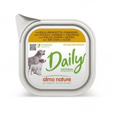 Almo Nature Daily Dog паштет с курицей, ветчиной и сыром для собак 100 г*10шт