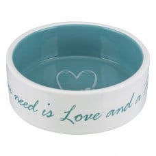 Trixie Pet's Home керамическая миска для собак (кремовая/голубая) 0,8 л/16 см