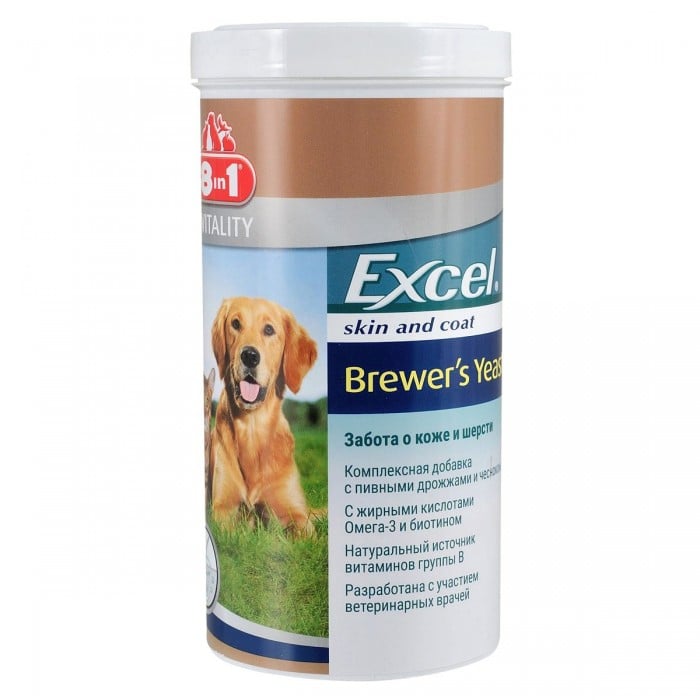 Excel Brewers Yeast витамины для собак и котов 1430 таб