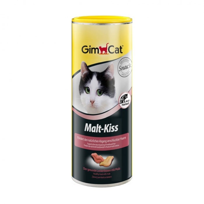 GimCat Malt Kiss - для выведения шерсти из желудка кошек 450г/600шт.