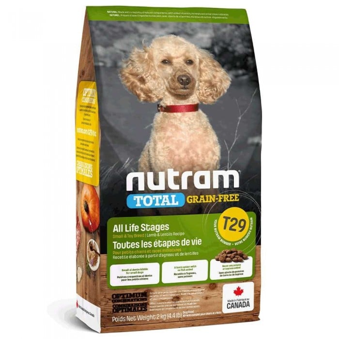 Nutram T29 Lamb Small Dog сухий корм для собак з ягням та сочевицею 20 кг