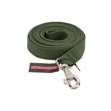 Пухнастики брезентовый поводок для собак L (зеленый) 3 м
