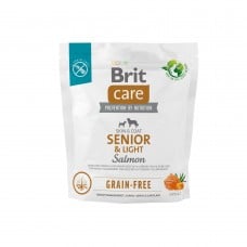 Brit Care Dog Grain-free Senior & Light беззерновой  корм для стареющих собак с лососем 1 кг