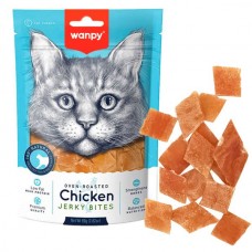 Wanpy Chicken Jerky Bites лакомство для котов с курицей 80 г