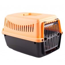 Bergamo Gipsy XS Small Melone переноска с пластиковой дверцей для кошек и собак до 4 кг (персиковая)