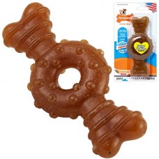 Nylabone Puppy Chew Ring Bone игрушка для щенков средних пород с ароматом курицы 14,6см