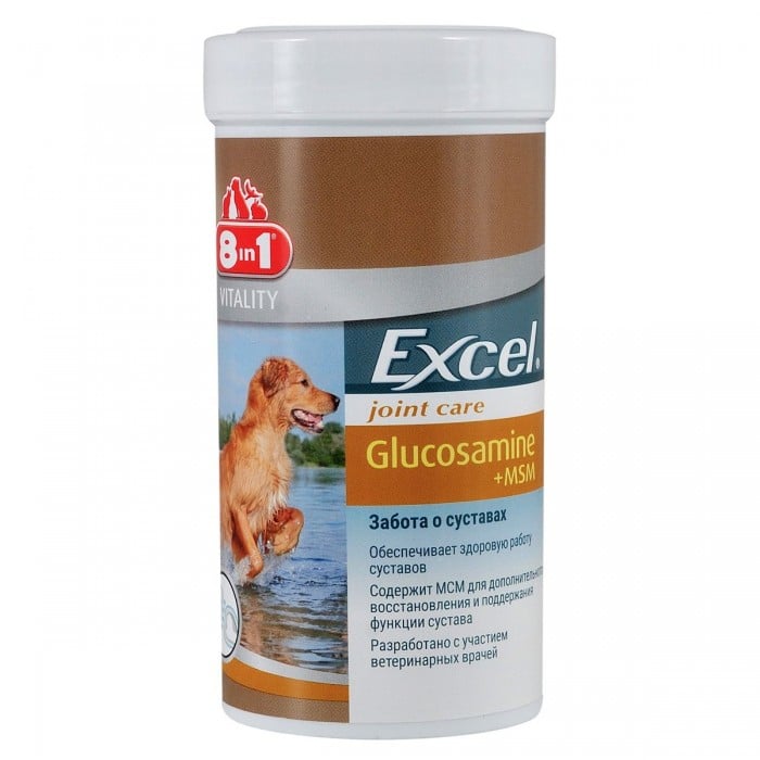 Excel Glucosamine + MSM витамины для суставов для собак 55таб
