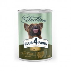 Club 4 Paws Premium Selection паштет для собак малых пород с индейкой и ягненком 400 г