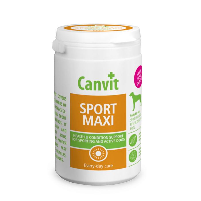 Сanvit Sport Maxi комплексний препарат для спортивних та активних собак понад 30 кг (230 табл.) 
