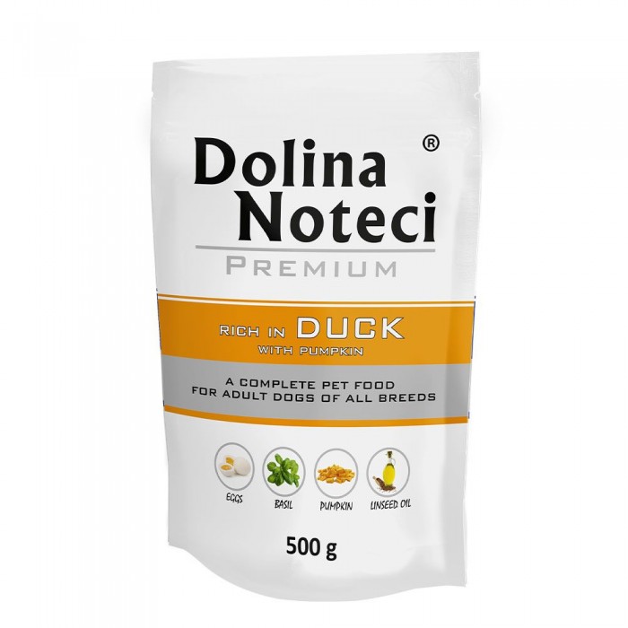 Dolina Noteci Premium влажный корм для собак с уткой и тыквой 500 г