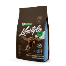 Nature's Protection Lifestyle Grain Free White Fish Adult All Breeds для собак с белой рыбой 1,5 кг