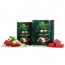 NUEVO DOG SENIOR Lamb & Beef влажный корм для пожилых собак 800 г