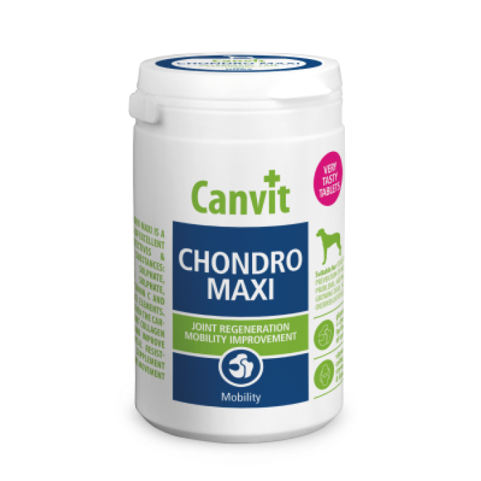 Canvit Chondro Maxi комплексный препарат для улучшения подвижности суставов у собак крупных пород 230 табл.