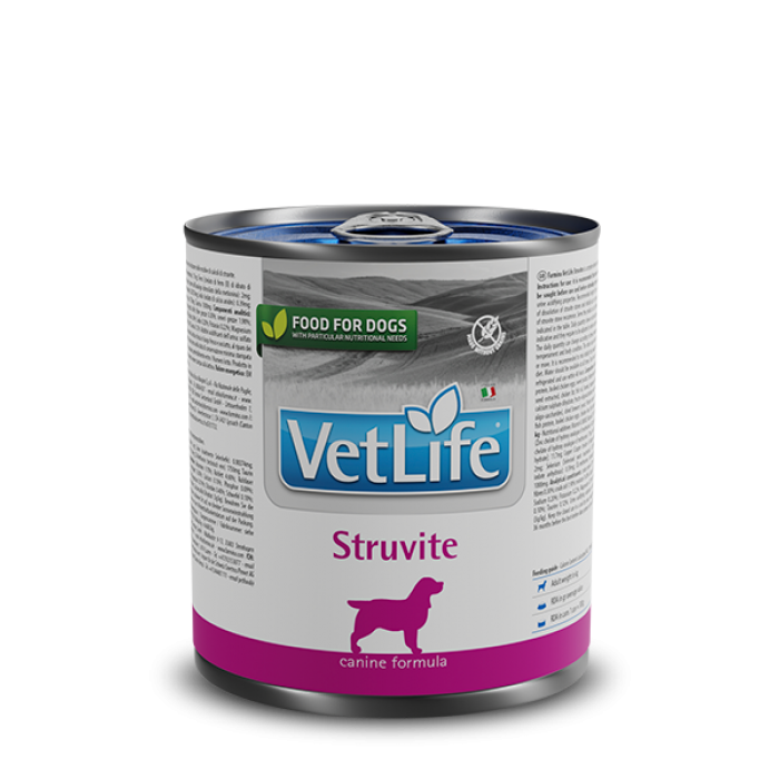 Farmina Vet Life Struvite влажный корм для растворения струвитных камней при мочекаменной болезни собак 300 г