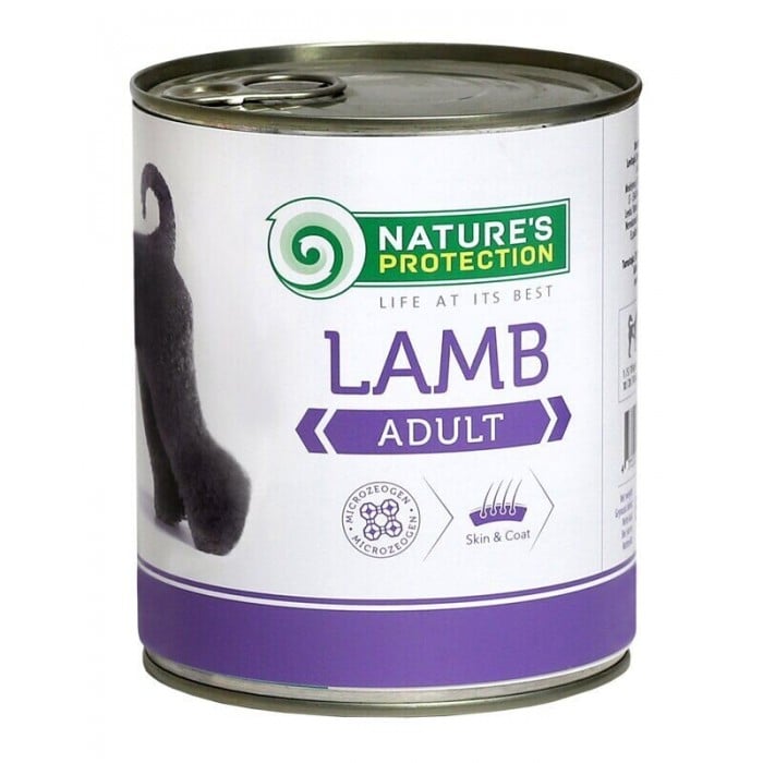 Nature's Protection Adult Lamb влажный корм для собак всех пород с ягненком 400 г*6шт.