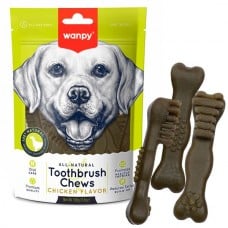 Wanpy Toothbrush Chews Chicken лакомство для собак с курицей 100 г