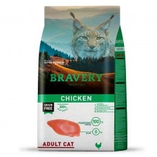 Bravery Chicken Adult Cat сухой корм для кошек с курицей 0,6 кг
