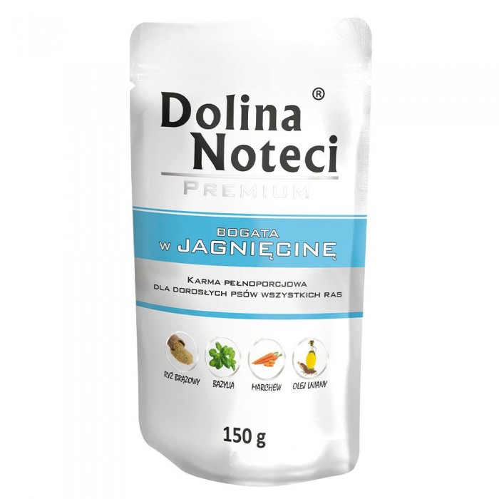 Dolina Noteci Premium влажный корм для собак с ягненком 150 г