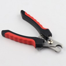 Пухнастики когтерез-кусачки для собак (черный/красный) 4х12,5 см