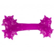 AGILITY игрушка для собак косточка с шипами (фиолетовая) 12 см