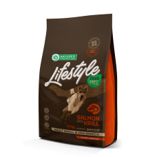 Nature's Protection Lifestyle Grain Free Salmon with krill Adult Small and Mini Breeds з лососем 1,5 кг