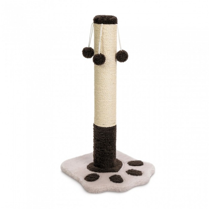 Природа Д04 когтеточка для кошек Лапка с четырьмя бубонами 37x37x67 см