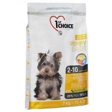 1st Choice Puppy Toy & Small Chicken сухий корм для цуценят малих та міні порід з куркою 7 кг